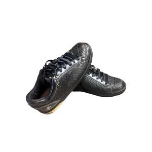 Southpole Women’s Black and Gold Quilted Chunky Sneakers Size 8